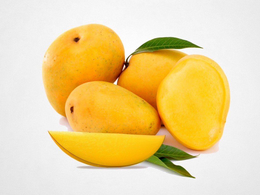 Mango - Rich source of Beta-carotene , which the body can convert to Vitamin A.